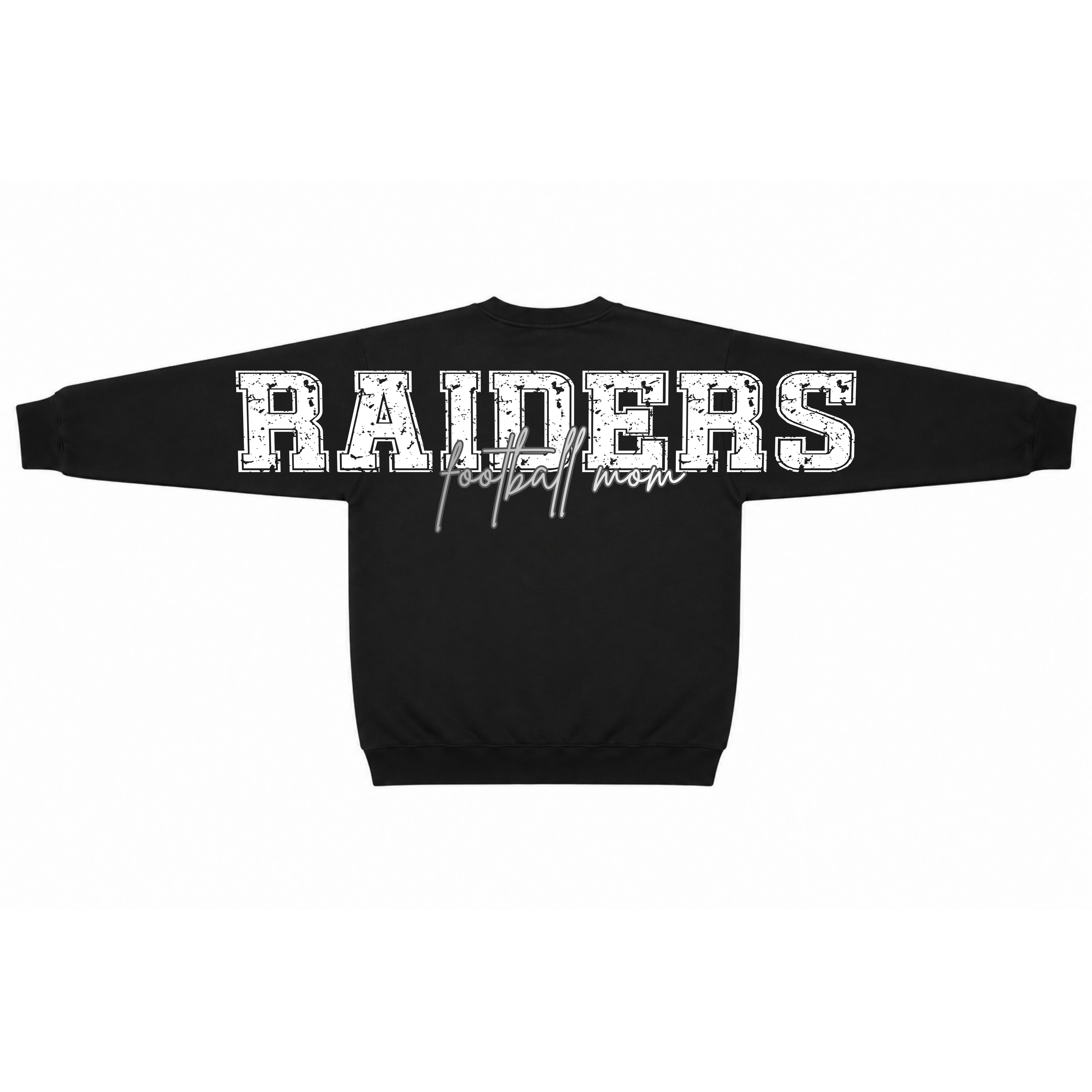 RAIDERS FOOTBALL MOM Crewneck Sweatshirt