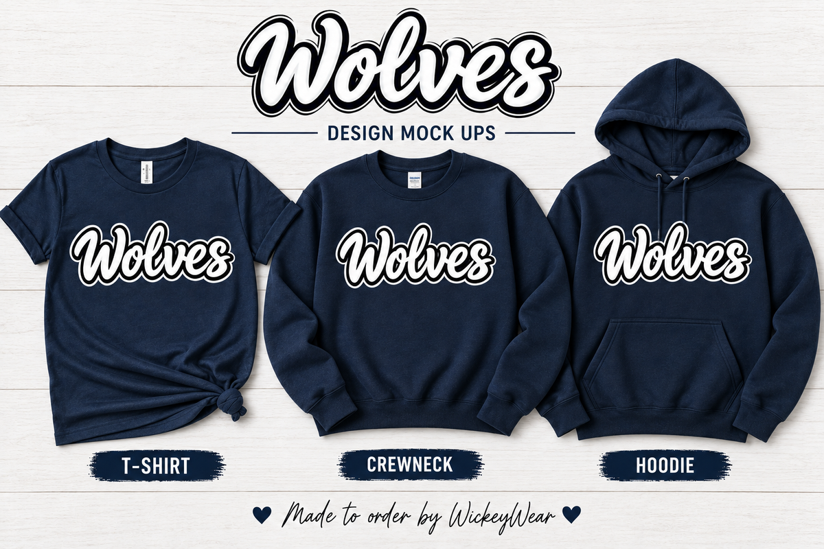 Wolves Spirit Wear | T-Shirt, Crewneck & Hoodie